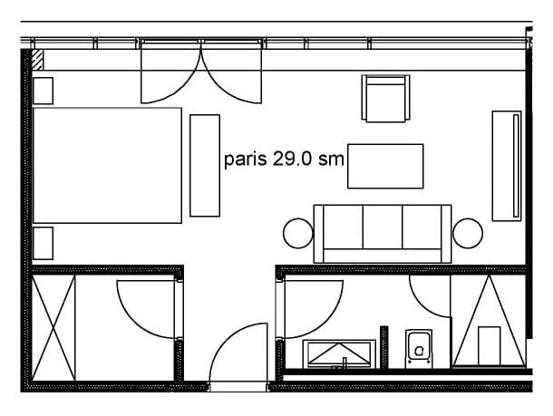 Paris Suite Floor Plan