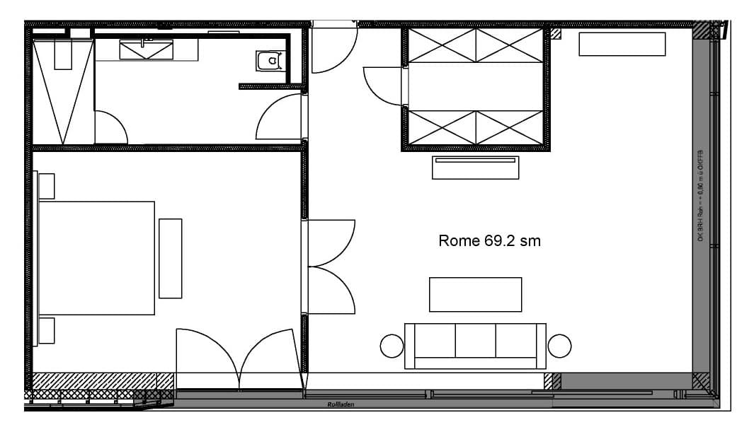 Rome Suite Floor Plan