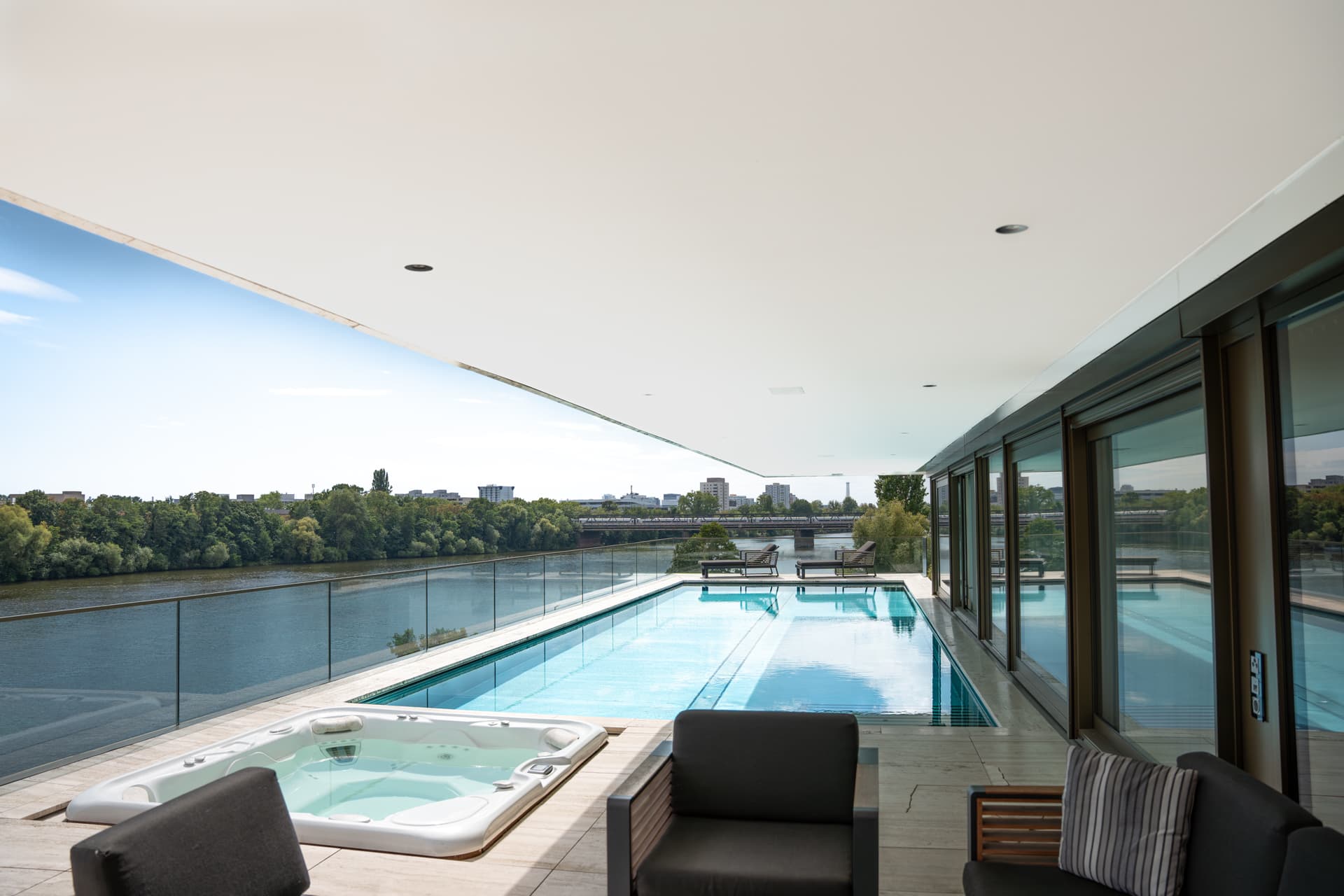 Pool area of Main Suites Hotel - Image 1