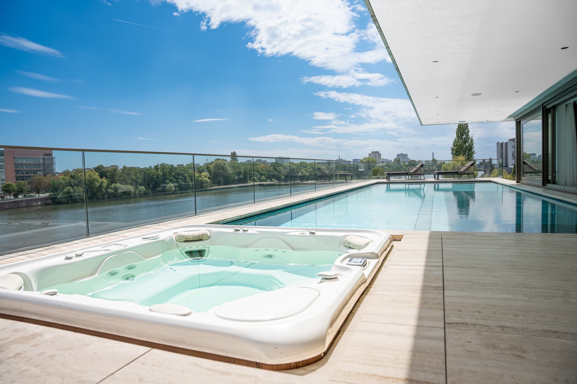 Pool area of Main Suites Hotel - Image 6