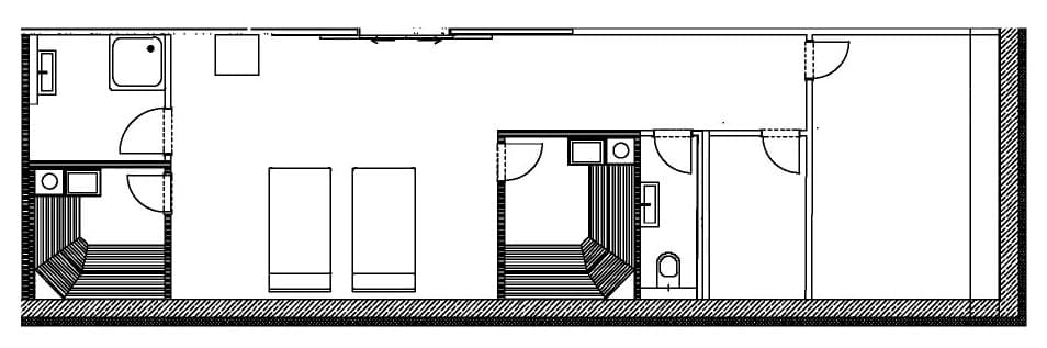 Spa & Wellness Floor Plan