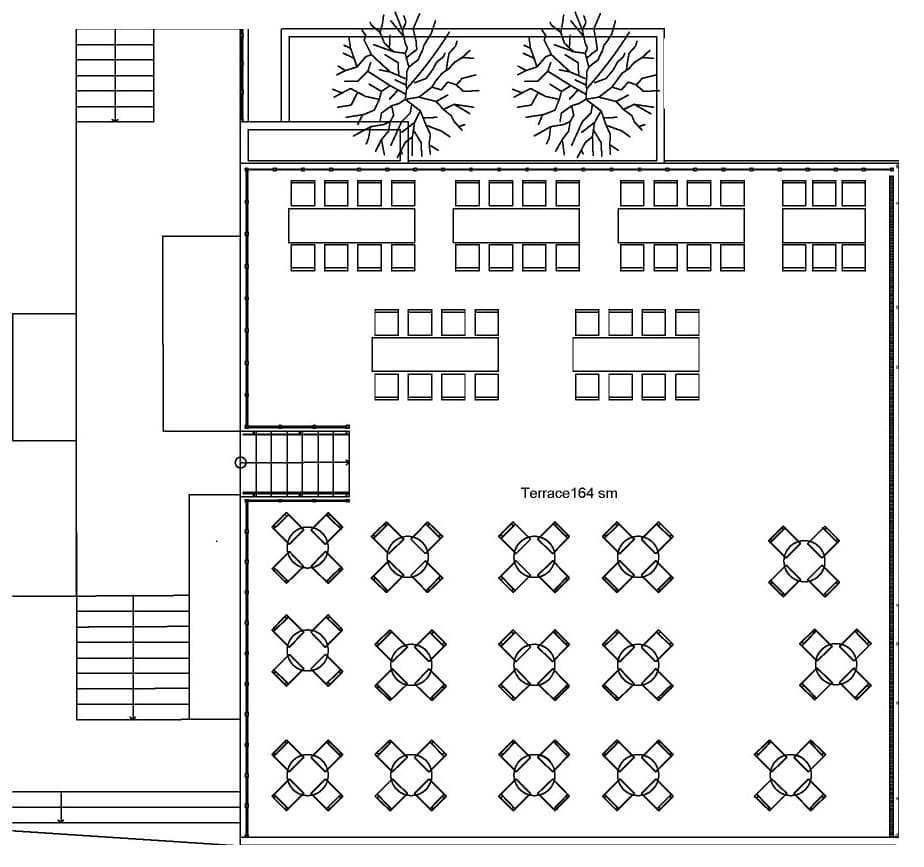 Outdoor Terrace Floor Plan